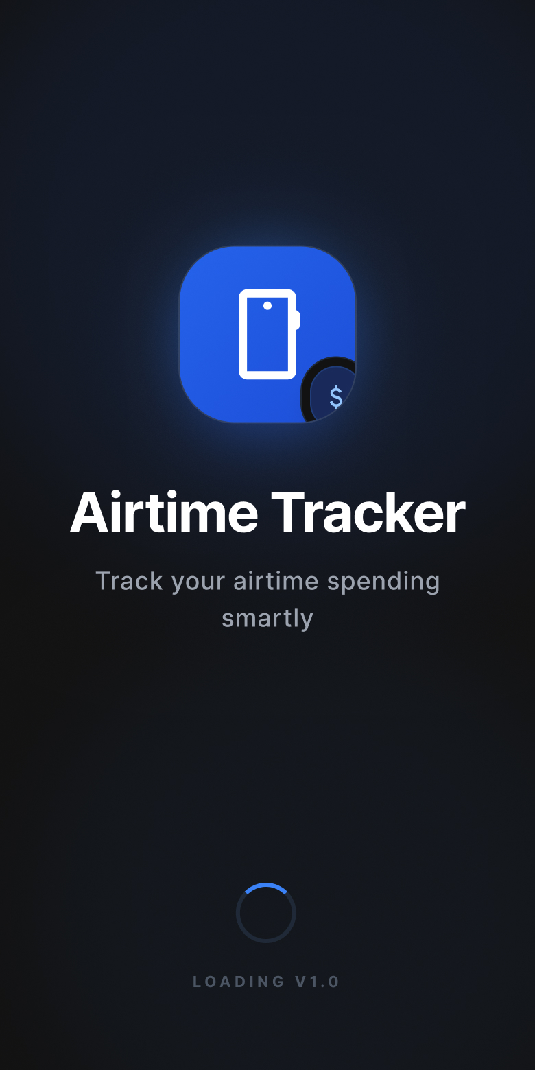 Airtime Usage Tracker screen 2