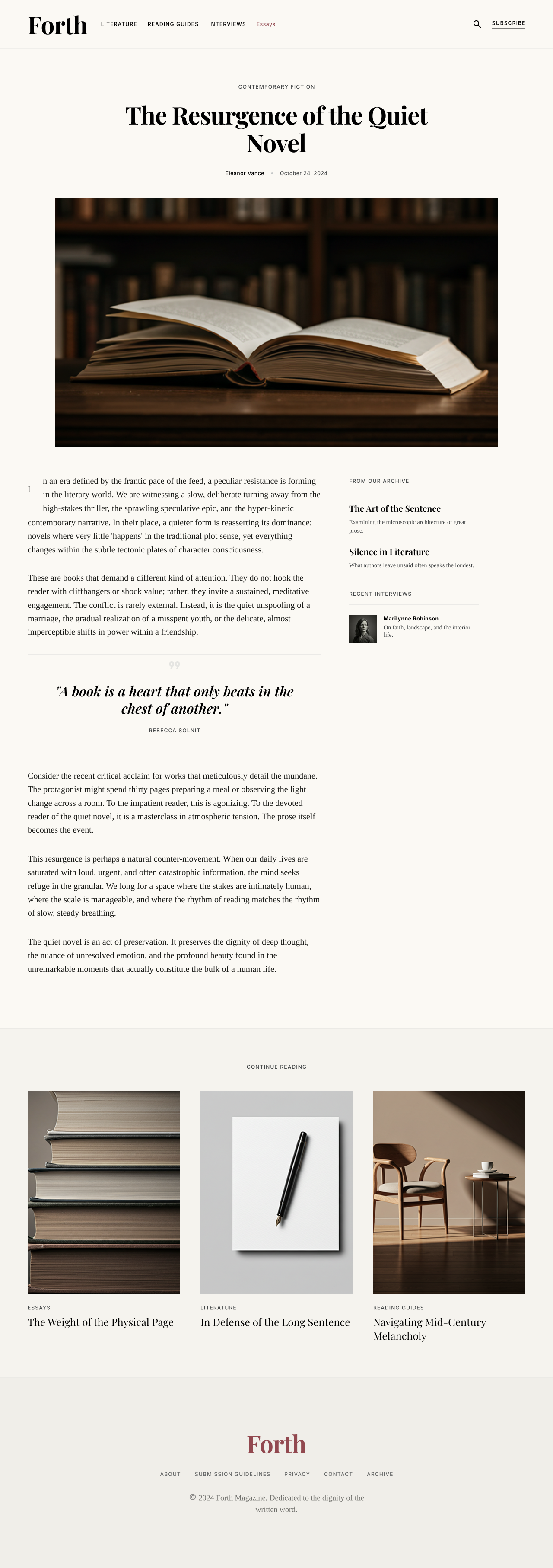 Forth Magazine screen 6